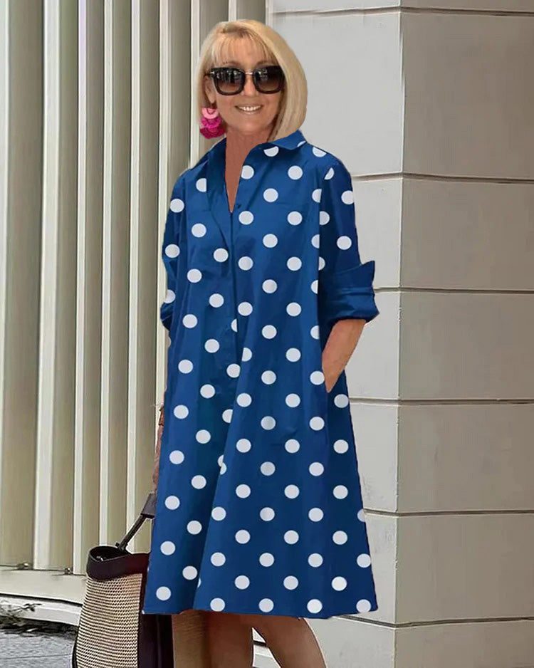 Aisling – Printed Boho Midi Dress