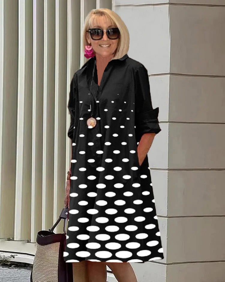 Aisling – Printed Boho Midi Dress