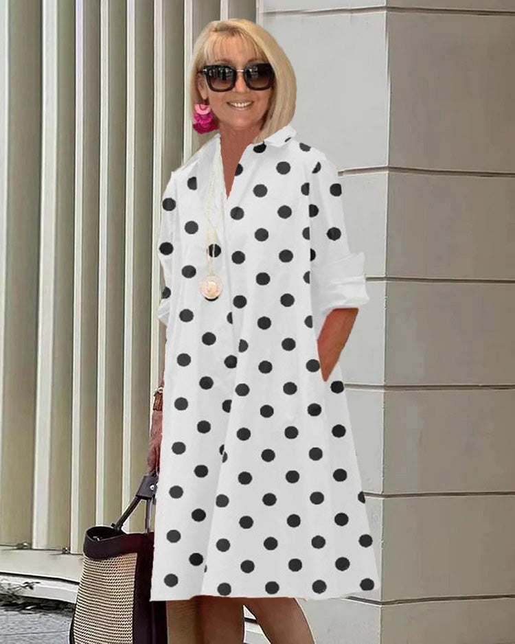 Aisling – Printed Boho Midi Dress