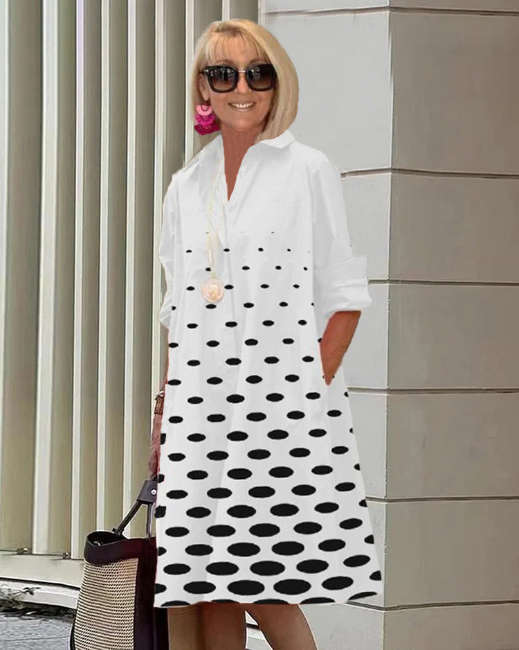 Aisling – Printed Boho Midi Dress