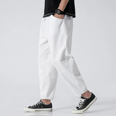 Liam - Linen Cropped Pants