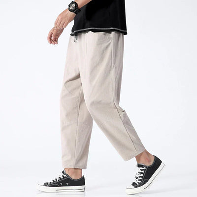 Liam - Linen Cropped Pants