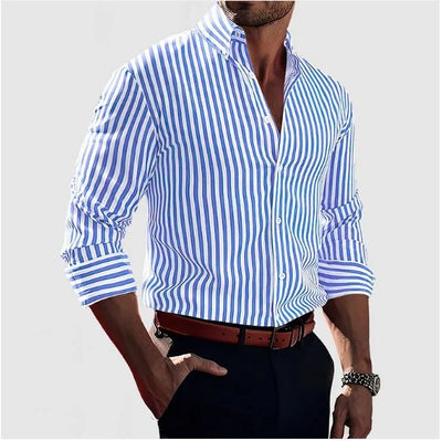 Logan - Elegant Striped Shirt